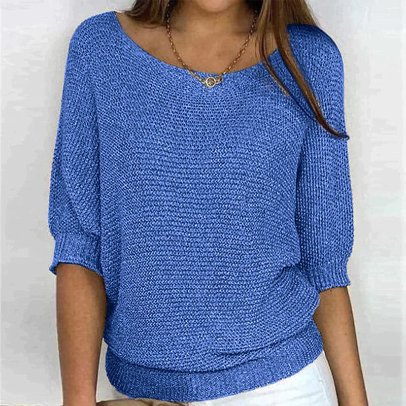 Roundelle | Three Quarter Sleeve Sweater