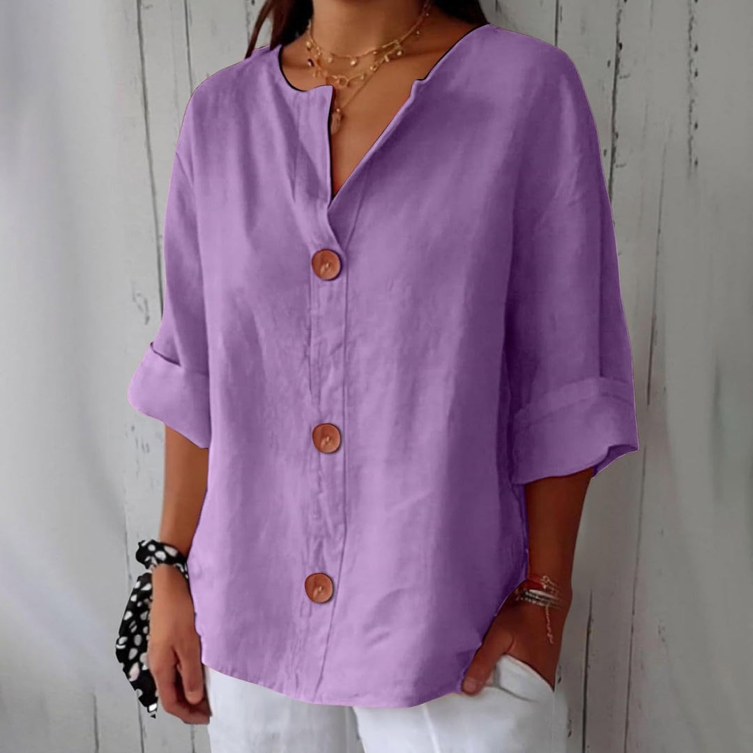 HAZEL™ | Loose-fitting Summer Blouse
