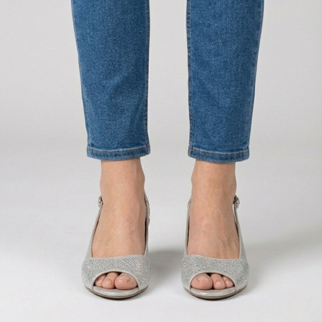 ALANA | Embellished Slingback Heels