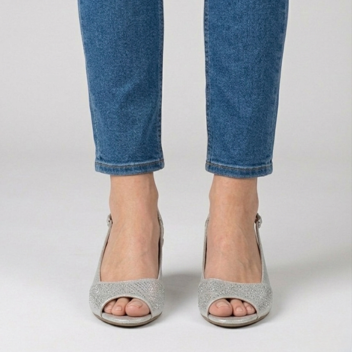 ALANA | Embellished Slingback Heels
