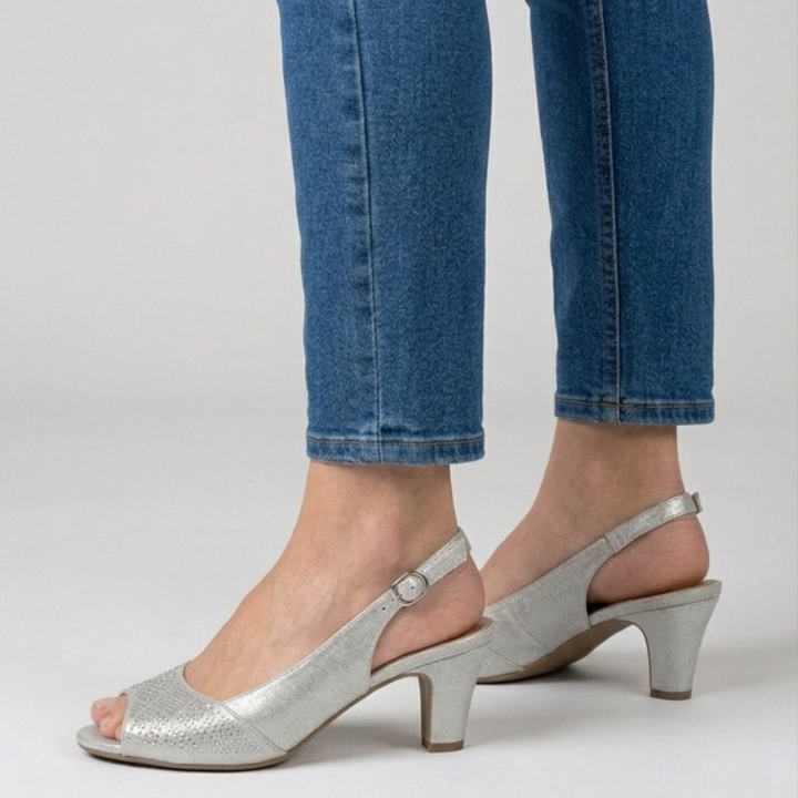 ALANA | Embellished Slingback Heels