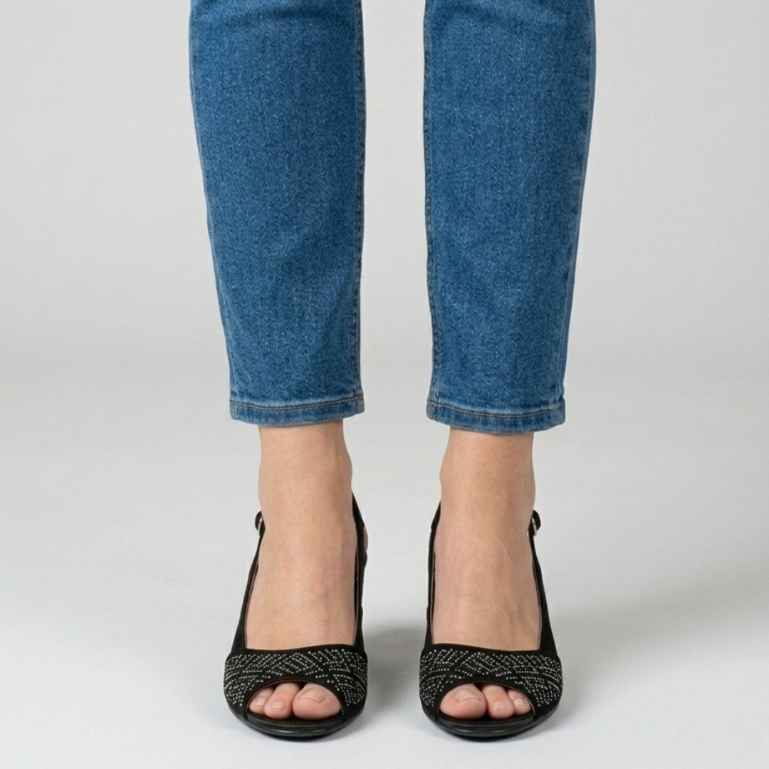 ALANA | Embellished Slingback Heels