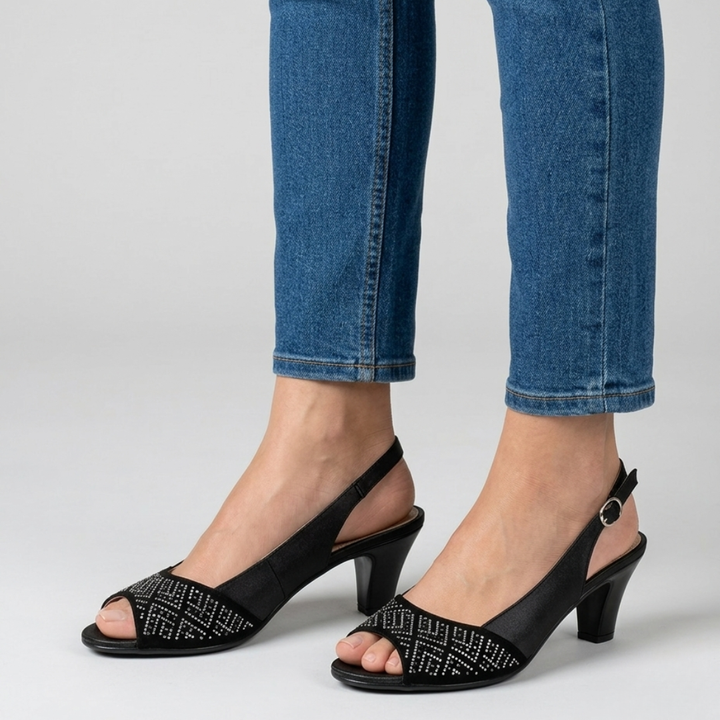 ALANA | Embellished Slingback Heels