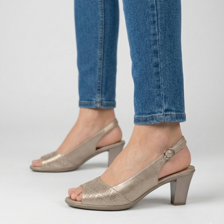 ALANA | Embellished Slingback Heels