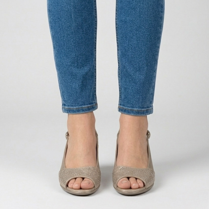 ALANA | Embellished Slingback Heels