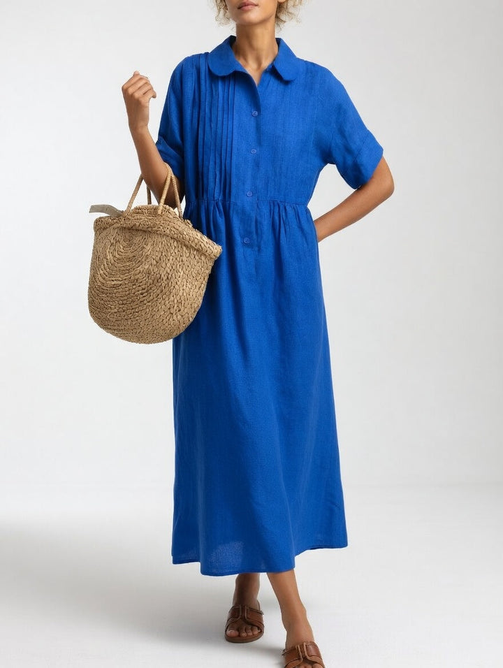 LYSANDRA | Flowing Summer Shirt Dress
