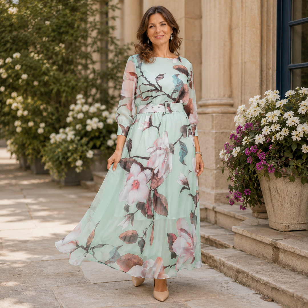 SCARLETT | Long Sleeve Floral Dress