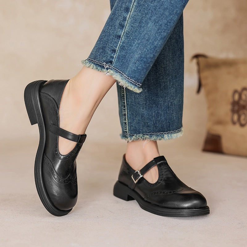 MATTEA™ | Elegant Mary Janes Made Of Leather
