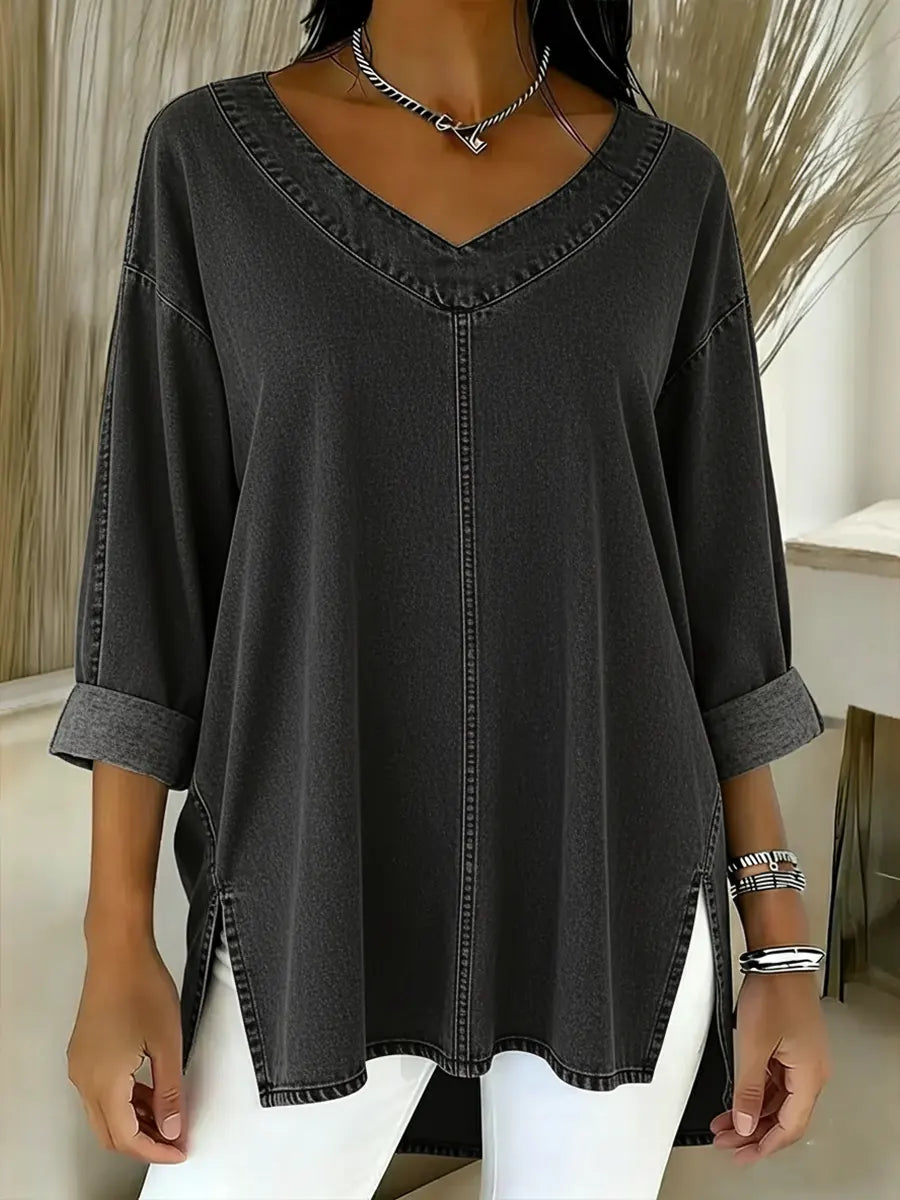JESSICA™ | Relaxed V-Neck Top